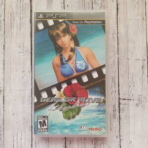 Dead or Alive Paradise Sony PSP Video Game and Case RARE